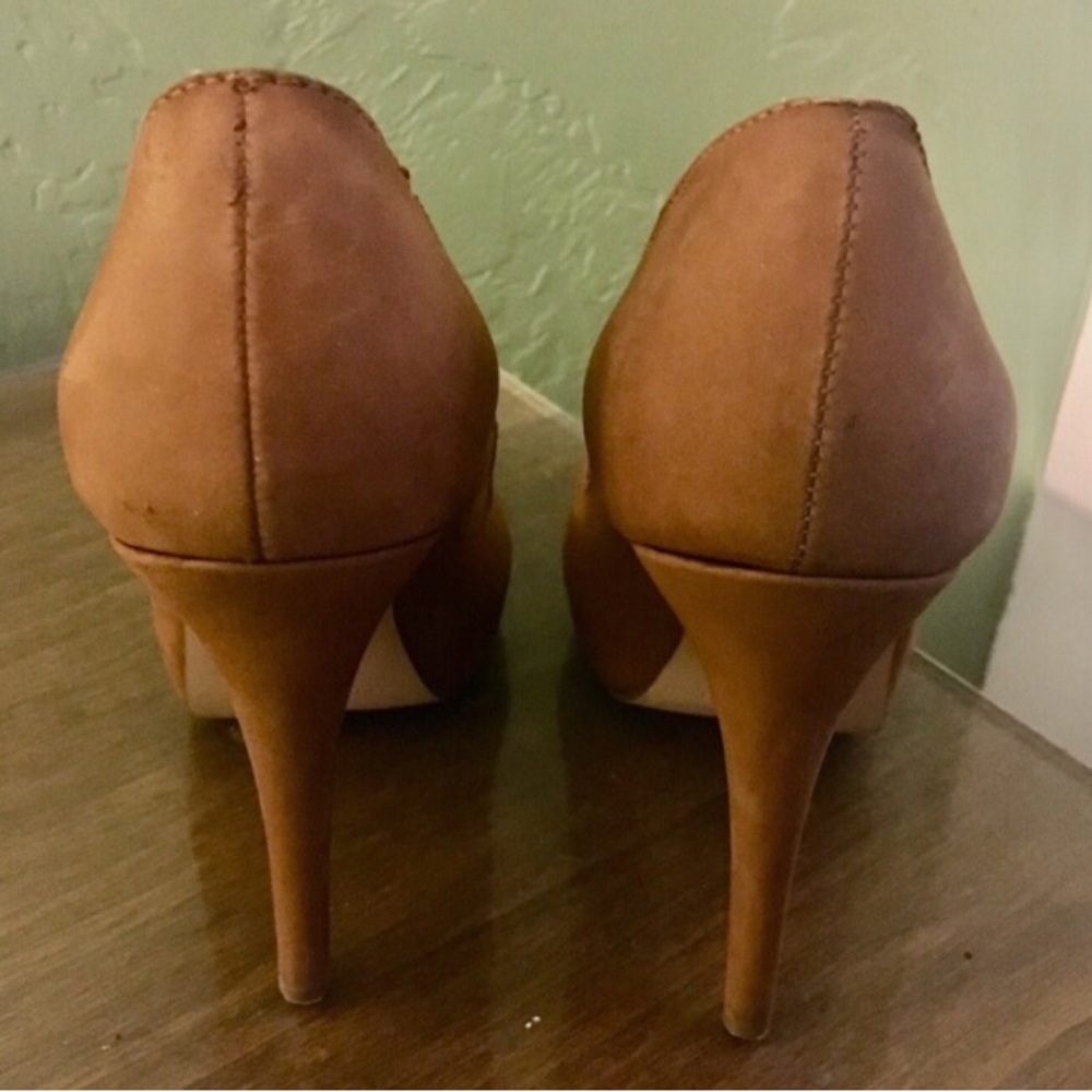 Colin Stuart Brown High Heels SMALL 7.5 - Picture 4 of 5